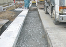 KRC（フライアッシュのリサイクル路盤材）