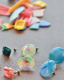 海洋プラスチックアクセサリー